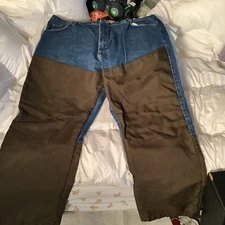 [RARE] WRANGLER PRO GEAR BUSH GUARD BRUSH HUNTING PANTS 42X30 MINT COND
