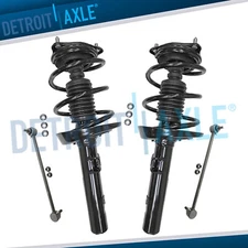 Front Struts w/Coil Spring Assembly Sway Bar Links Kit for 2016 2017 Honda Civic