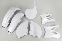 Set Plastics Motorradverkleidungen Yamaha 125 - 250 2006 - 2014 Weiß Ufo Plast