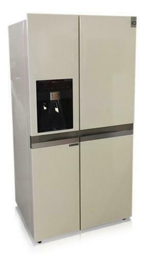 Lg Gsl545nsyv American Style Fridge Freezer Premium Steel For Sale Online Ebay