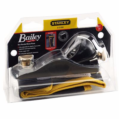 Stanley 1/2 Wood Block Plane Pouch 6-1/4in, 35mm Blade 13 Degrees  512060 3253565120608|