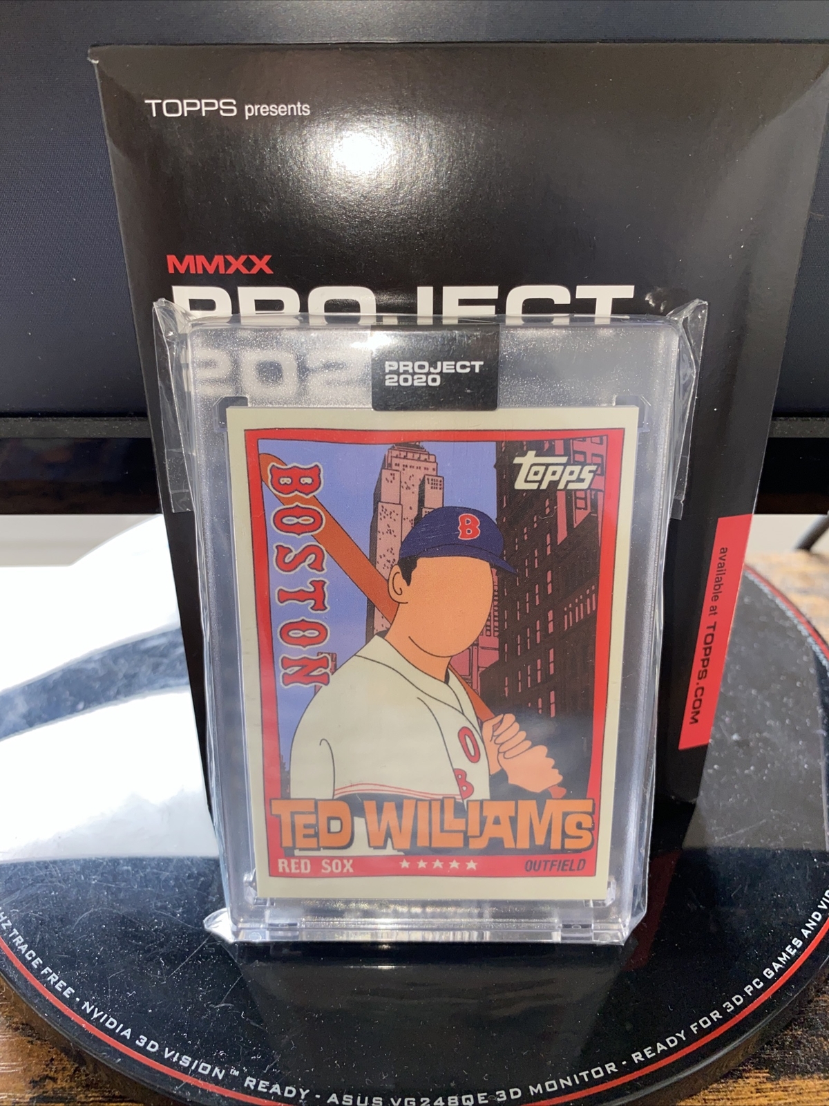 2020 Topps Project 2020 #34 Ted Williams By Fucci *Print Run: 1,131*