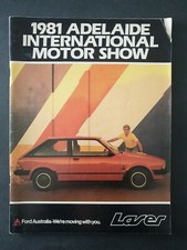 1981 ADELAIDE INTERNATIONAL MOTOR SHOW MAGAZINE 