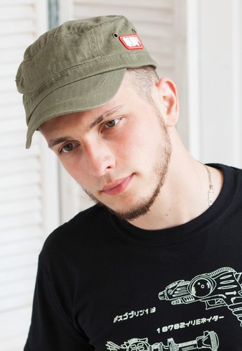 Japanese Army Cap Military Retro Vintage Cadet Mens Khaki Hat Japan Officer Rad - Picture 3 of 8