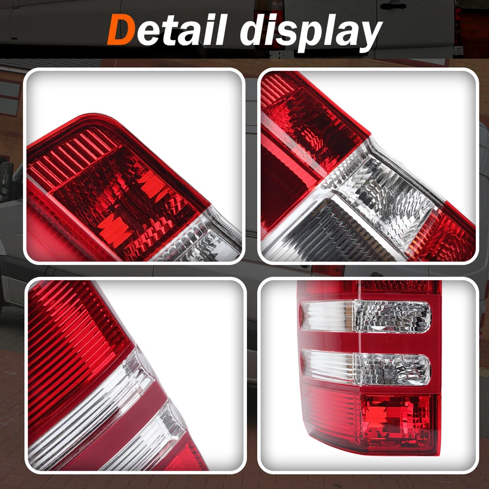 Luz trasera izquierda conductor mercedes-benz sprinter 2500 3500 2007-2017 lámpara trasera Foto 4 de 4