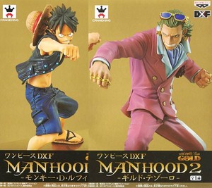 One Piece Film Gold Figure Manhood 2 Set Monkey D Luffy Vs Gild Tesoro Banpresto Ebay