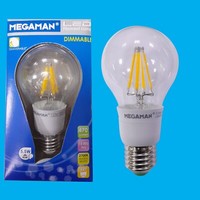 12X 5.5W (=40W) Megaman Led Gls Klar GlüHbirnen,Es, E27, Edison Schraube, 2700K
