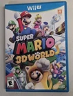 Super Mario 3D World (Nintendo Wii U, 2013) Complete W/ Manual CIB