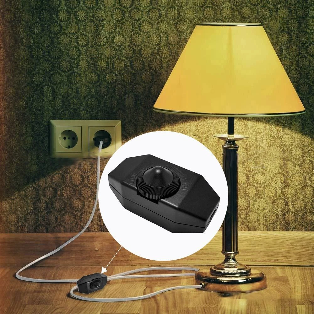 Bedside lamp on sale with dimmer switch