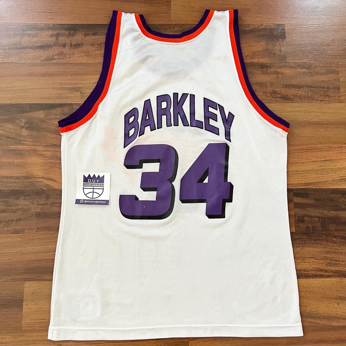Charles Barkley Phoenix Suns Home Jersey Champion NBA Size 44 | eBay