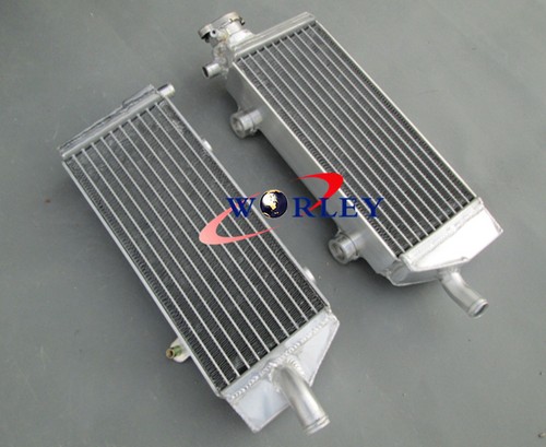 Aluminum Radiator&ORANGE hose FOR KTM 250/450/505 SX-F/SXF 2007 2008 2009 2010 - Foto 7 di 9