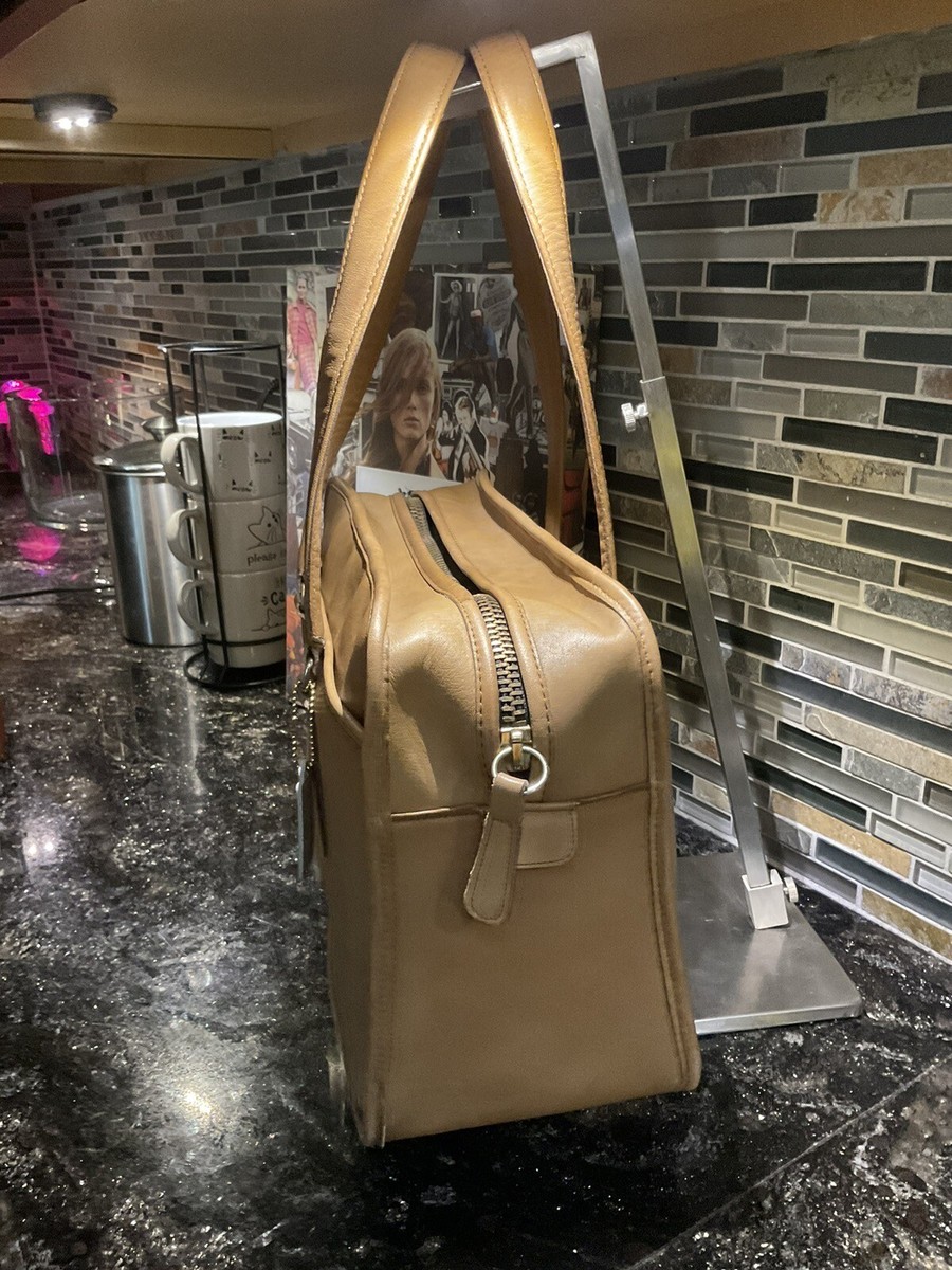 Coach Vintage Flight Bag Weekender Briefcase Glovetanned Leather