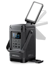 240W Portable Power Station 153.6WH Solar Generator PD Power Bank Battery