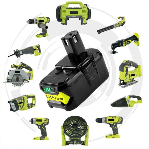 18V 5.0Ah Genuine Lithium Battery For Ryobi P108 ONE+ Plus RB18L40 RB18L50 P104 - Bild 7 von 12