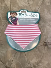 New Bazzlebaby Girls Gray Bandana Bib Absorbent soft Bazzle Baby