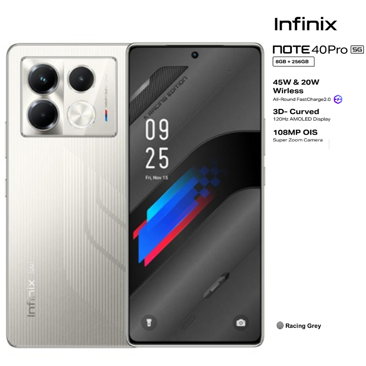 スマートフォン本体 Infinix NOTE 40 Pro 8GB+256GB s-l400.jpg
