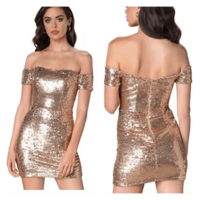 Dress The Population Jada Gold Sequin mini Dress Women's XXL Off Shoulder Short | eBay Dress The Population Jada Gold Sequin mini Dress Women's XXL Off Shoulder Short | eBay