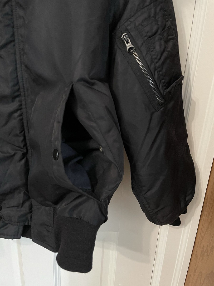 Spiewak Mens size 30 N-2B USA Bomber Flying Heavy Fur Hood