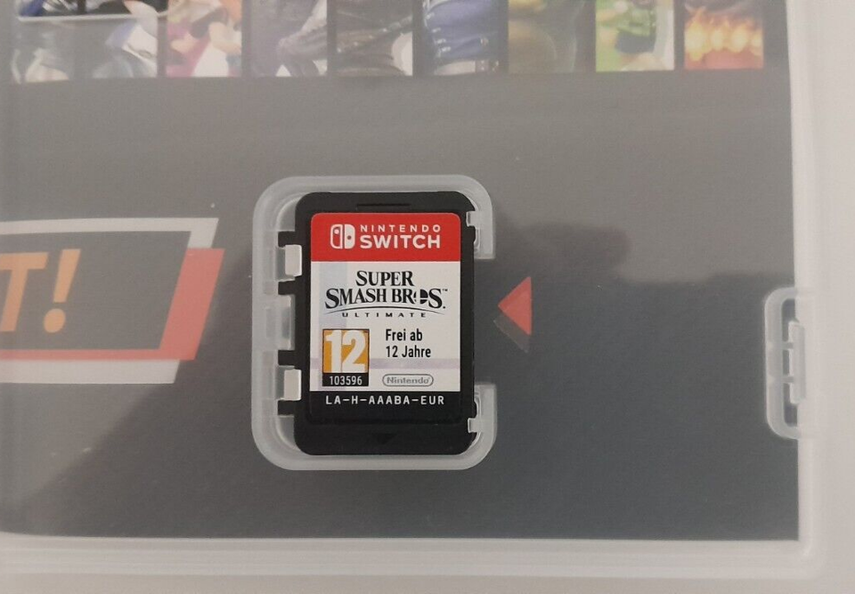 Nintendo Switch Super Smash Bros CASE AND GAME CLEANED, TESTED AND