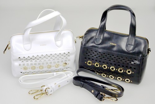 PINKO DONNA BORSA BAULETTO PICCOLO CON TRACOLLA PELLE ART. 1P205 Z1PB | eBay