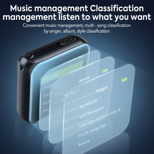 1.5" Screen Portable MP4 MP3 Touch Screen HiFi Music Player FM Radio Alarm Clock - Picture 13 of 27