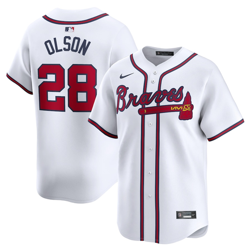 NWT Men's #28 Matt Olson Four Colors Limited Player All Stitched Jersey - Bild 10 von 14