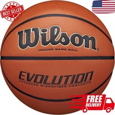 Official 29.5" Basketball Game Ball NFHS Approved Indoor Composite Leather Grip
