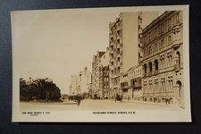 Macquarie Street, Sydney AUSTRALIA rppc postcard real photo