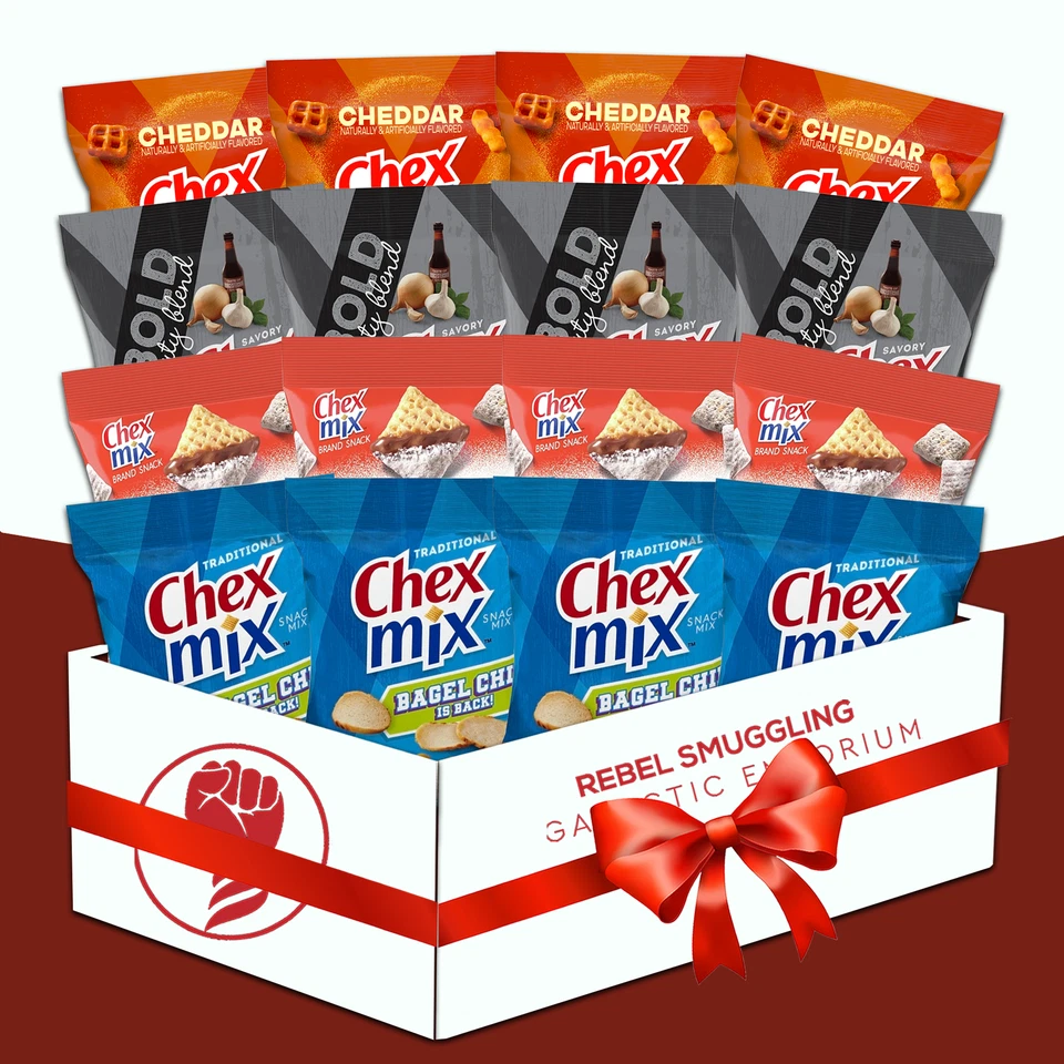 Chex Mix Mini Paquete Variedad - 16 Bolsas, 4 Sabores (1.75oz Cada una) Foto 3 de 3