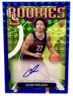 Jalen Wilson 2023 Topps Finest Blue Geometric Finest Rookies Auto # /99 RC