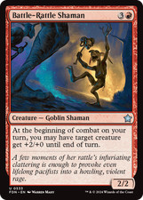 MTG Battle-Rattle Shaman FDN English