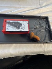 Vintage Crown Japan Stereo Cassette Player CS-66 W/ Headphones WORKING