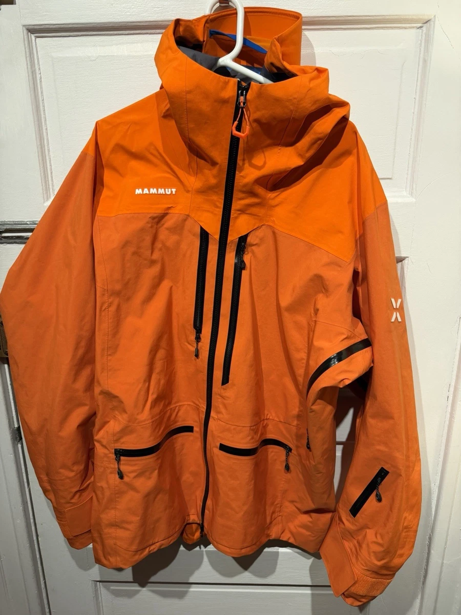 Mammut Eiger Free Pro HS GORE-TEX Jacket Men's Orange XL | eBay