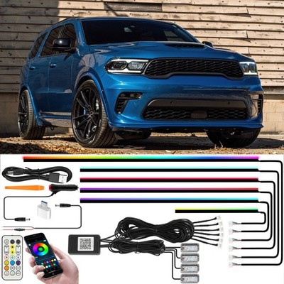 Atmosphere Interior LED Acrylic Lights RGB 10 IN 1 For Dodge Durango SXT R/T SRT