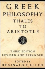 Greek Philosophy: Thales to Aristotle (Readings in the History o - ACCEPTABLE