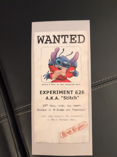 Stitch’s Great Escape Opening Day Decoder 2004 Disney WDW Magic Kingdom VG