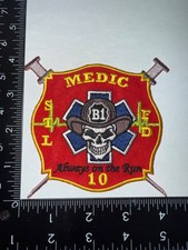 St. Louis Missouri MO Medic 10 Fire Department Patch Obsolete Embroidered