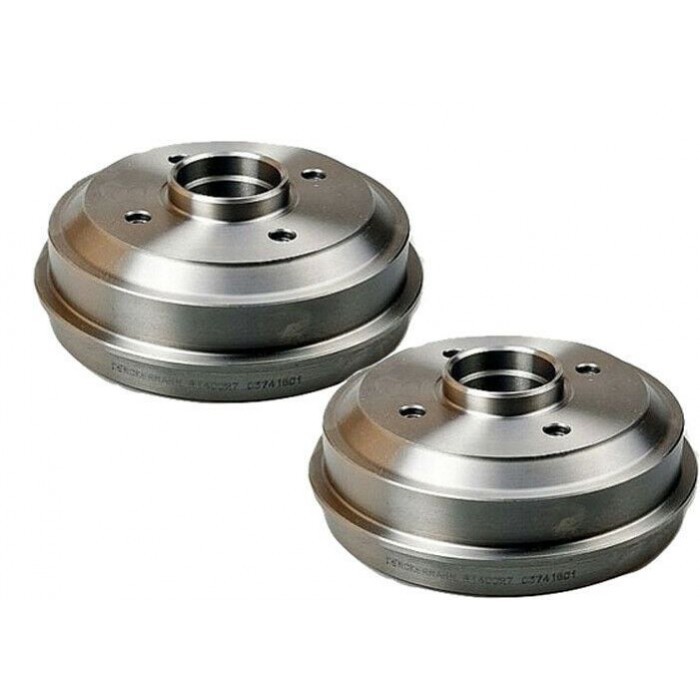 Tambour de frein arrière de rechange pour Peugeot 206 essence et diesel