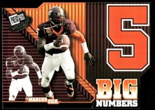 2006 Press Pass Big Numbers #BN31 Marcus Vick Rookie RC Virginia Tech card. rookie card picture