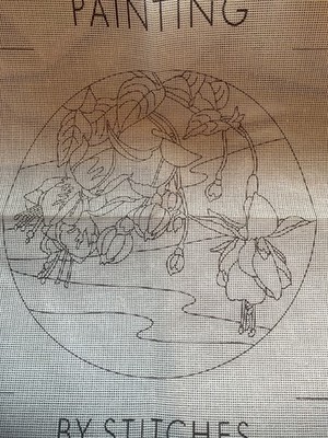 Stiche Sammlung kreativer Nadelkunst FUCHSIAS Nadelspitze/Gobelin Leinwand