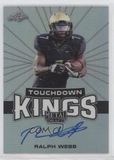 2018 Leaf Metal Draft Touchdown Kings Ralph Webb #TK-RW1 Auto 10k8