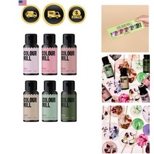 Botanical Pack Aqua Blend Water-Based Food Coloring, 20 Milliliters Dusk, Lat...