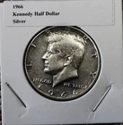 SILVER  1966 SILVER KENNEDY HALF DOLLAR