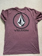 Volcom T-Shirt Size Large Maroon