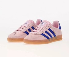 Adidas Originals Gazelle Indoor Clear Pink Lucid Blue JI1371 Women's Size 10