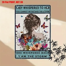 Boho Tin Signs Positive Motivational Uplifting Gift Inspirational Quote Wall Art