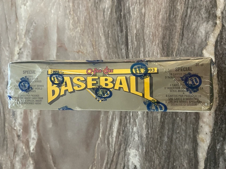 1993 OPC O-Pee-Chee baseball factory sealed 36 pack 8 cards per pkg box CANADA - Image 2 of 3