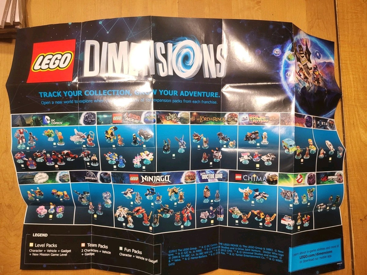 Xbox One Lego Dimensions Starter Pack 71172 Ages 7-14 269 Pieces
