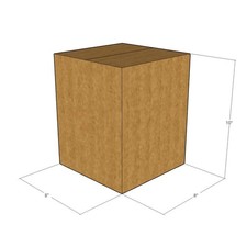 10 8x8x10 Kraft Brown Corrugated Shipping Boxes 32 ECT Single-Wall New