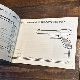 Wild Gunman NES Manual Solo Original Nintendo Folleto Aut&eacute;ntico